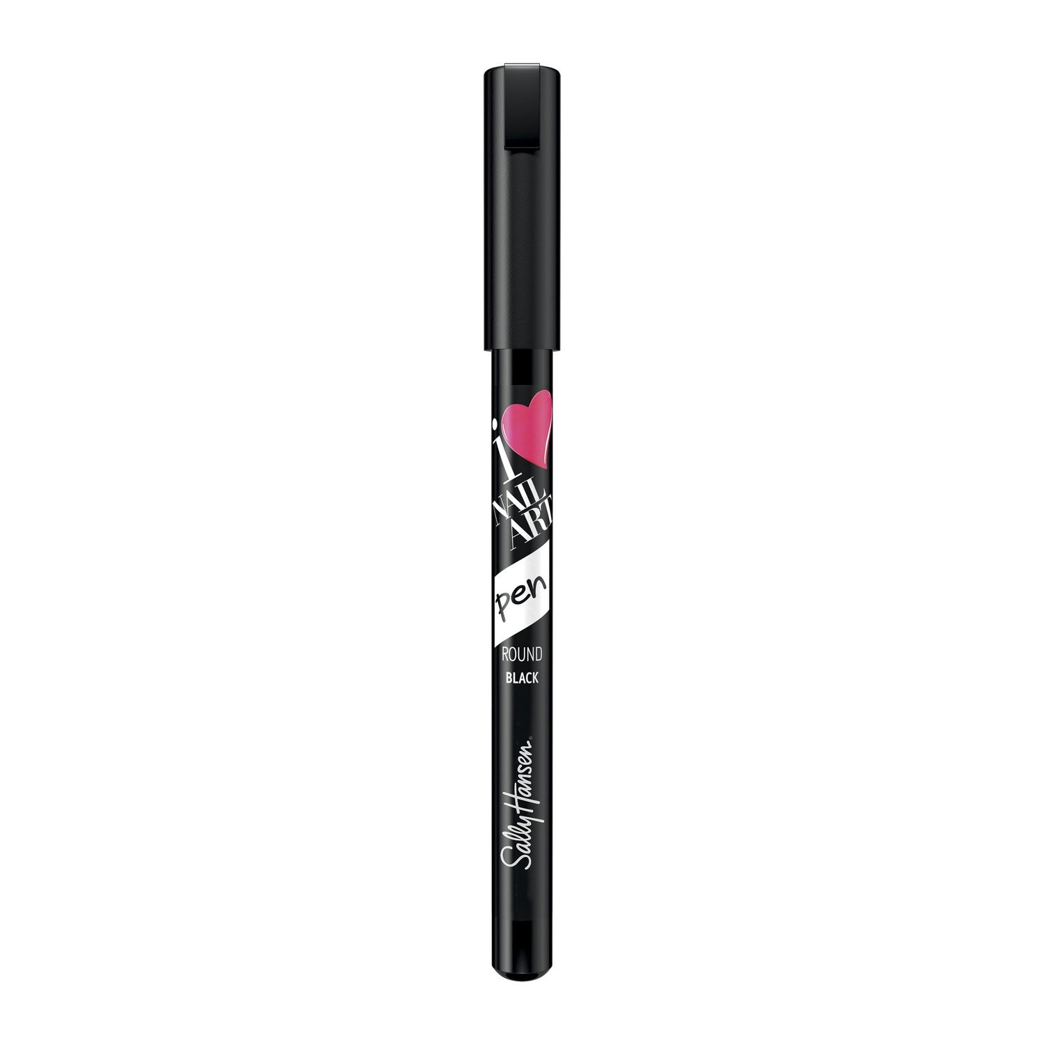 Sally Hansen Nail Art Pens, Black Round Tip, 470, 0.04 Fluid Ounce