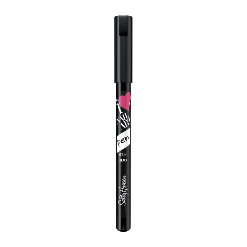 Sally Hansen Nail Art Pens, Black Round Tip, 470, 0.04 Fluid Ounce