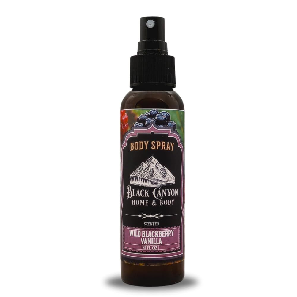 Black Canyon Wild Blackberry Vanilla Scented Body Spray, 4 Oz