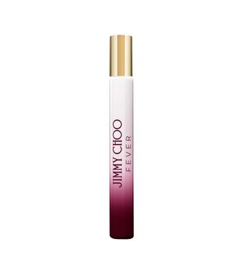 JIMMY CHOO - Fever Eau de Parfum Travel Spray - Womens Perfume - Warm &amp; Floral - With notes of Black Plum Nectar, Heliotrope &amp; Roasted Tonka Bean - 0.33 Fl Oz