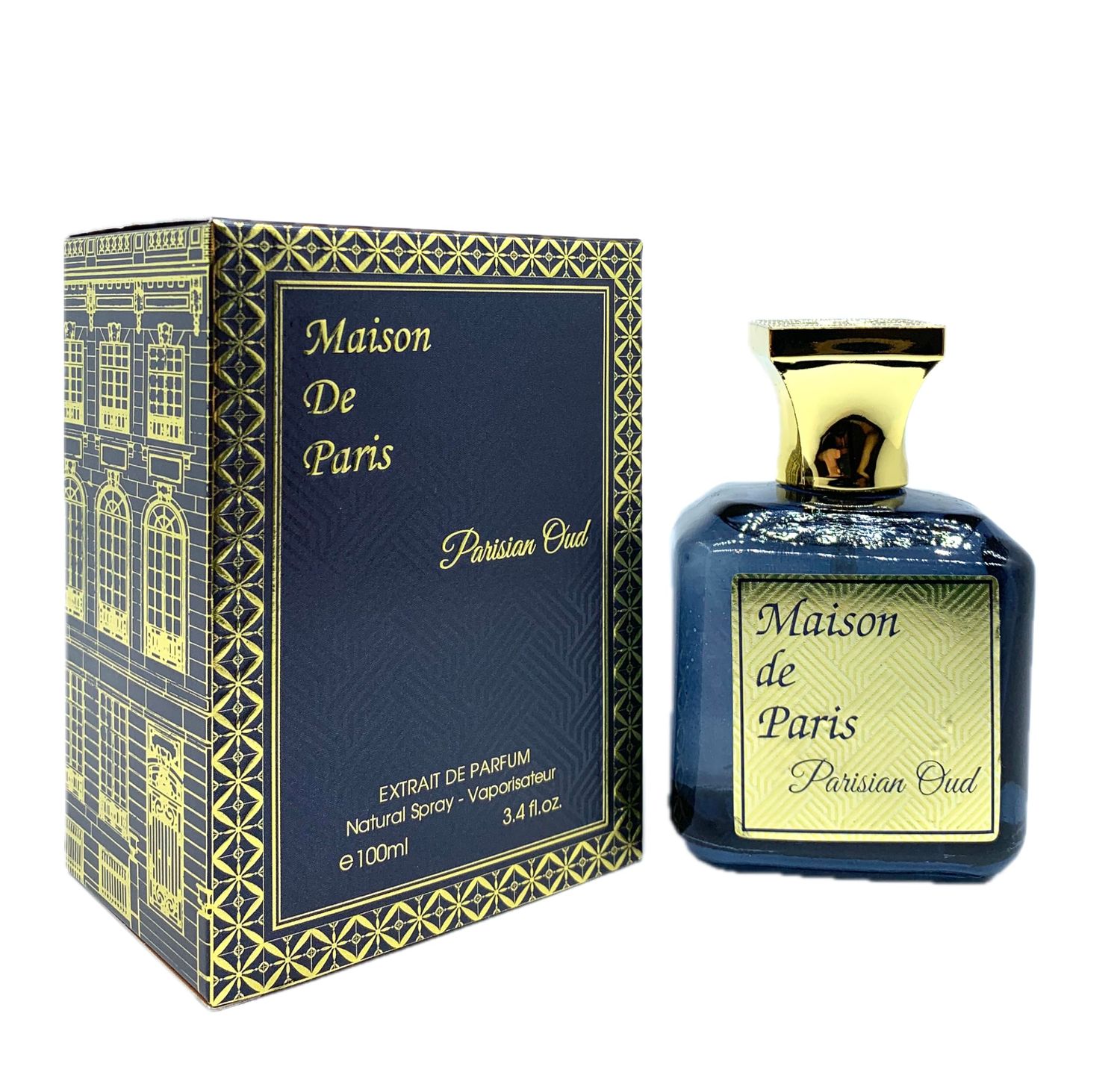Maison de Paris Parisian Oud Unisex Cologne 3.4 Fl. Oz. Eau de Parfum Spray