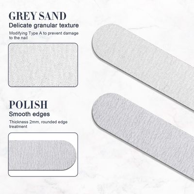 25 Pack Natural Wooden Nail Files | Dual Grit 180/240 (Coarse/Fine) for Salon, Home &amp; Travel |Disposable Nail Files Nail Care Essentials