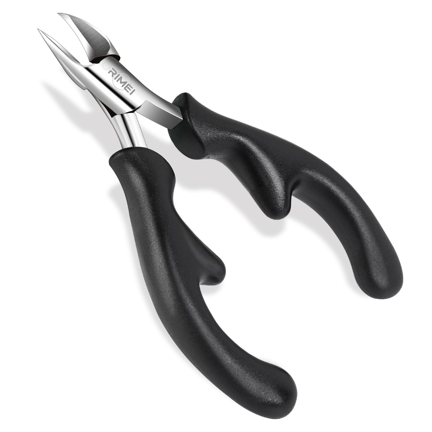 RIMEI Toenail Clippers, Professional Thick &amp; Ingrown Nail Clippers for Men &amp; Seniors, Podiatrist Recommended, Pedicure Clippers Toenail Cutters, Stainless Steel Sharp Curved Blade Grooming Tool