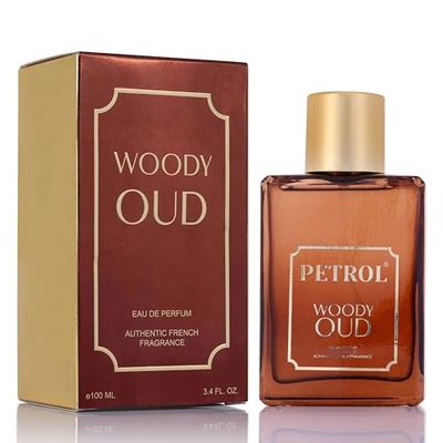 Woody Oud for Men and Women EDP - Top Notes of Brazilian Rosewood, Cardamom &amp; Sichuan Pepper - Base Scents of Tonka Bean, Vanilla &amp; Amber - Oriental &amp; Woody - Paraben Free - Elegant 100ml Bottle