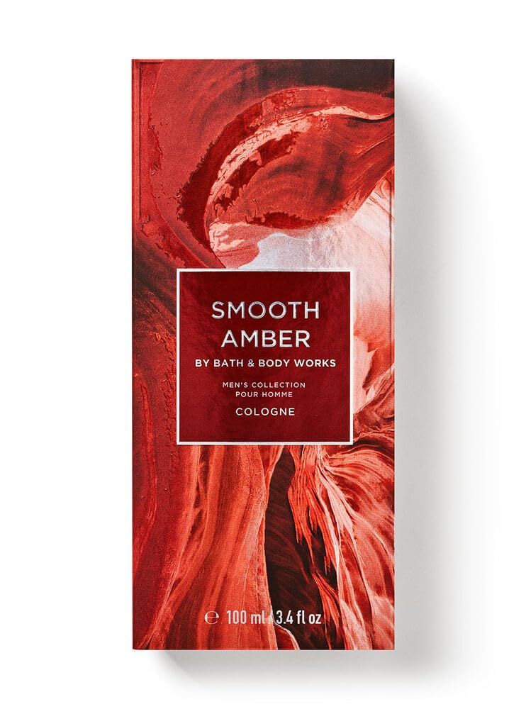 Bath and Body Works Smooth Anber Mens Fragrance 3.4 Ounces Cologne Spray (Smooth Anber)