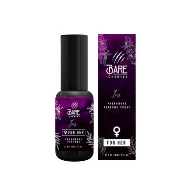 Bare Chemist Iris Pheromone Perfume for Women Long Lasting Scent - Oil Perfume Enhanced with Pheromones for Her 1oz. - Fruity, Vanilla, Sweet, Fresh