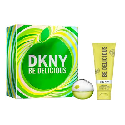 DKNY Be Delicious Eau de Parfum 2 Piece Gift Set For Women - Perfume Spray 1.0 Fl. Oz. &amp; Body Lotion 3.4 Fl. Oz.