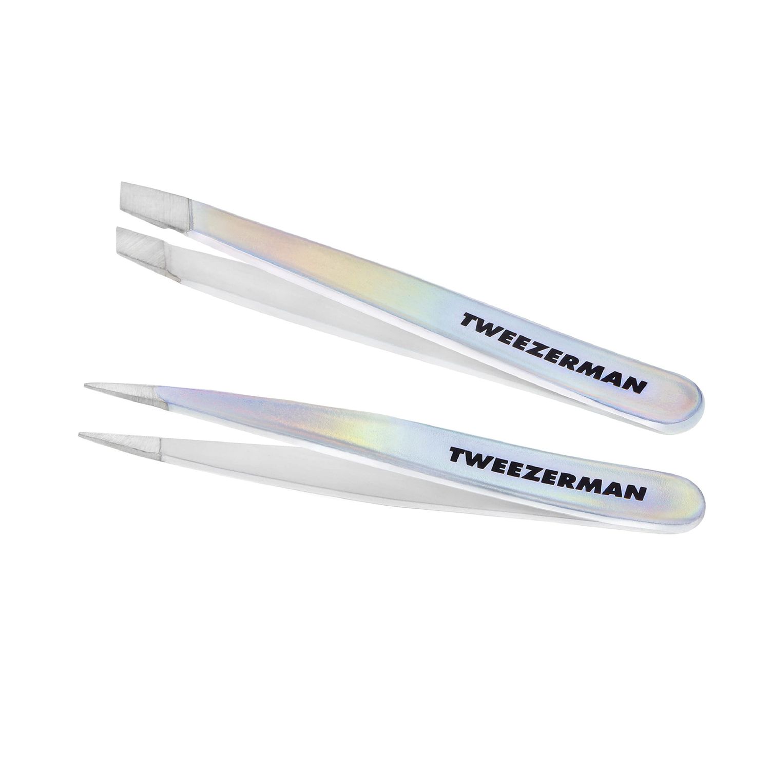 Tweezerman Winter Frost Micro Mini Slant &amp; Point Tweezer Set