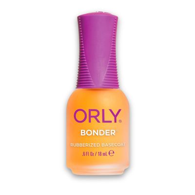 ORLY Bonder | Nail Polish Base Coat | Rubberized Basecoat for Long-Lasting Manicures &amp; Pedicures | Non-Toxic | 0.6 fl oz