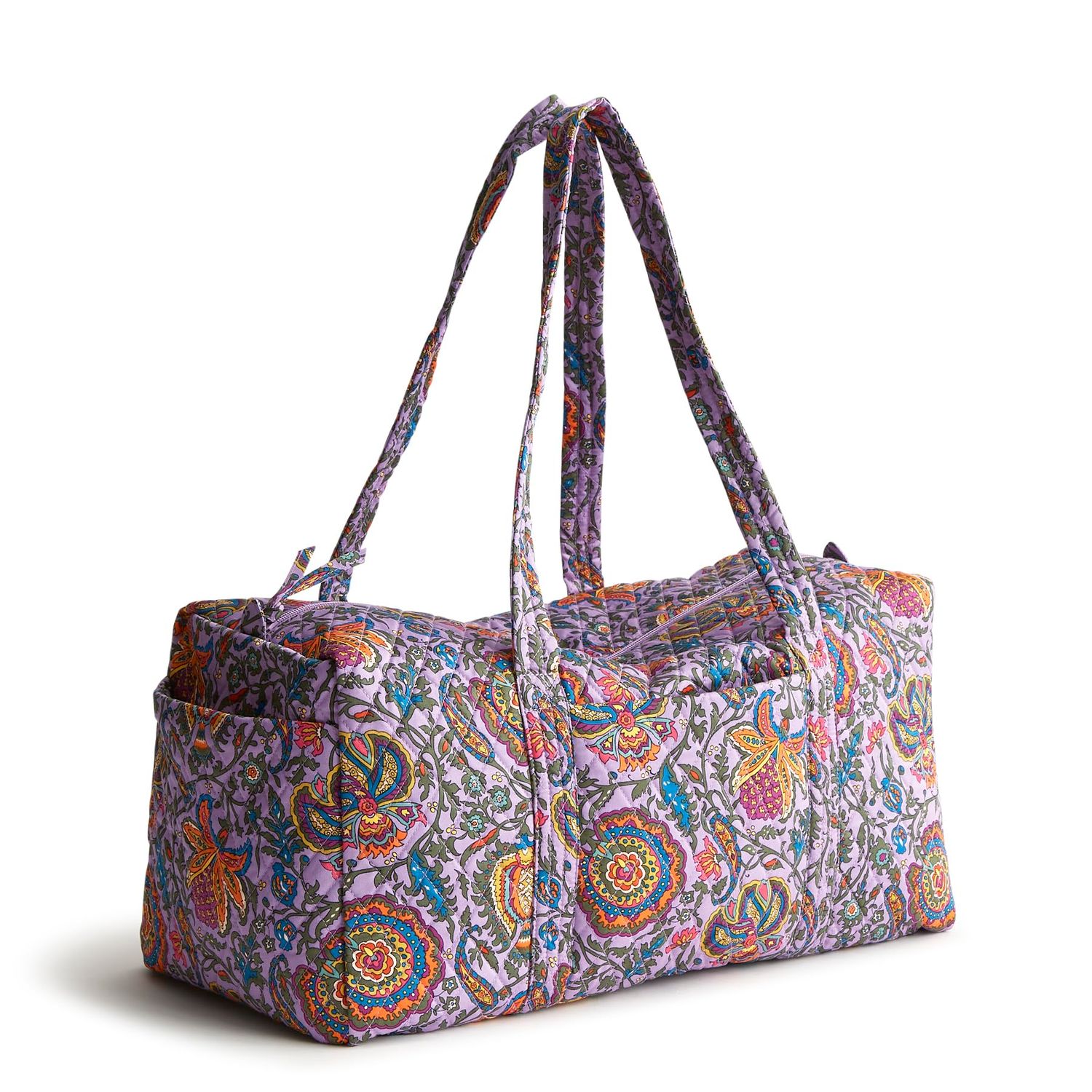 Vera Bradley Womens Premium Cotton Original Duffel, Marrakesh, One Size