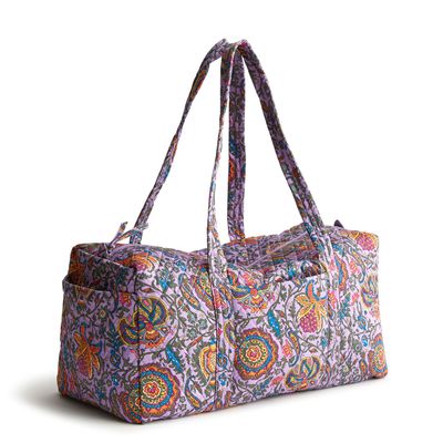 Vera Bradley Womens Premium Cotton Original Duffel, Marrakesh, One Size