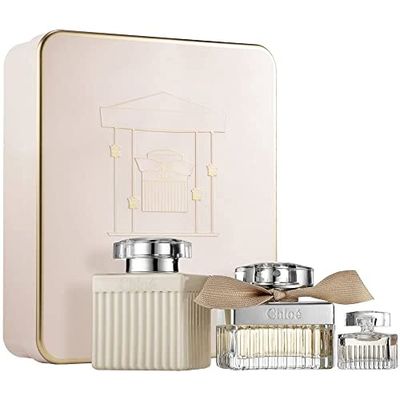 Chloe Signature 3 pcs set: 2.5 eau de parfum spray 3.4 b/l 5 ml eau de parfum mini, 3 Count