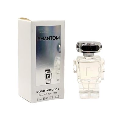 Paco Rabanne Phantom Perfume for Men Mini EDT Splash 0.17 Ounce