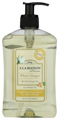A LA MAISON White Ginger Liquid Hand Soap (16.9 Fl Oz, 1 Pack