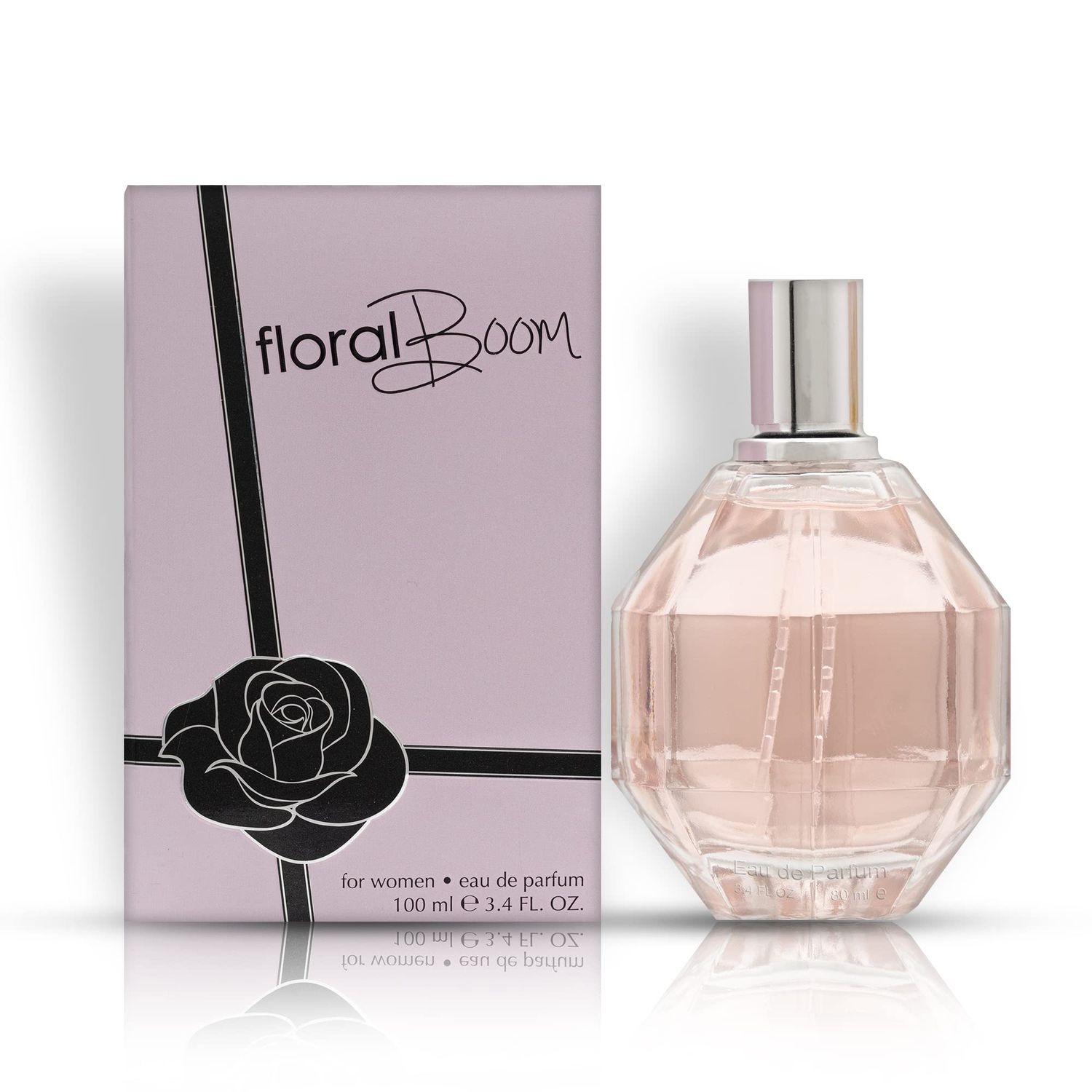 Sandora Fragrances Womens Perfume, Eau de Parfum Natural Spray, Classic Warm Floral Scents of Rose Petals, freesia, Cattleya Orchids, 100 ml 3.4 fl oz