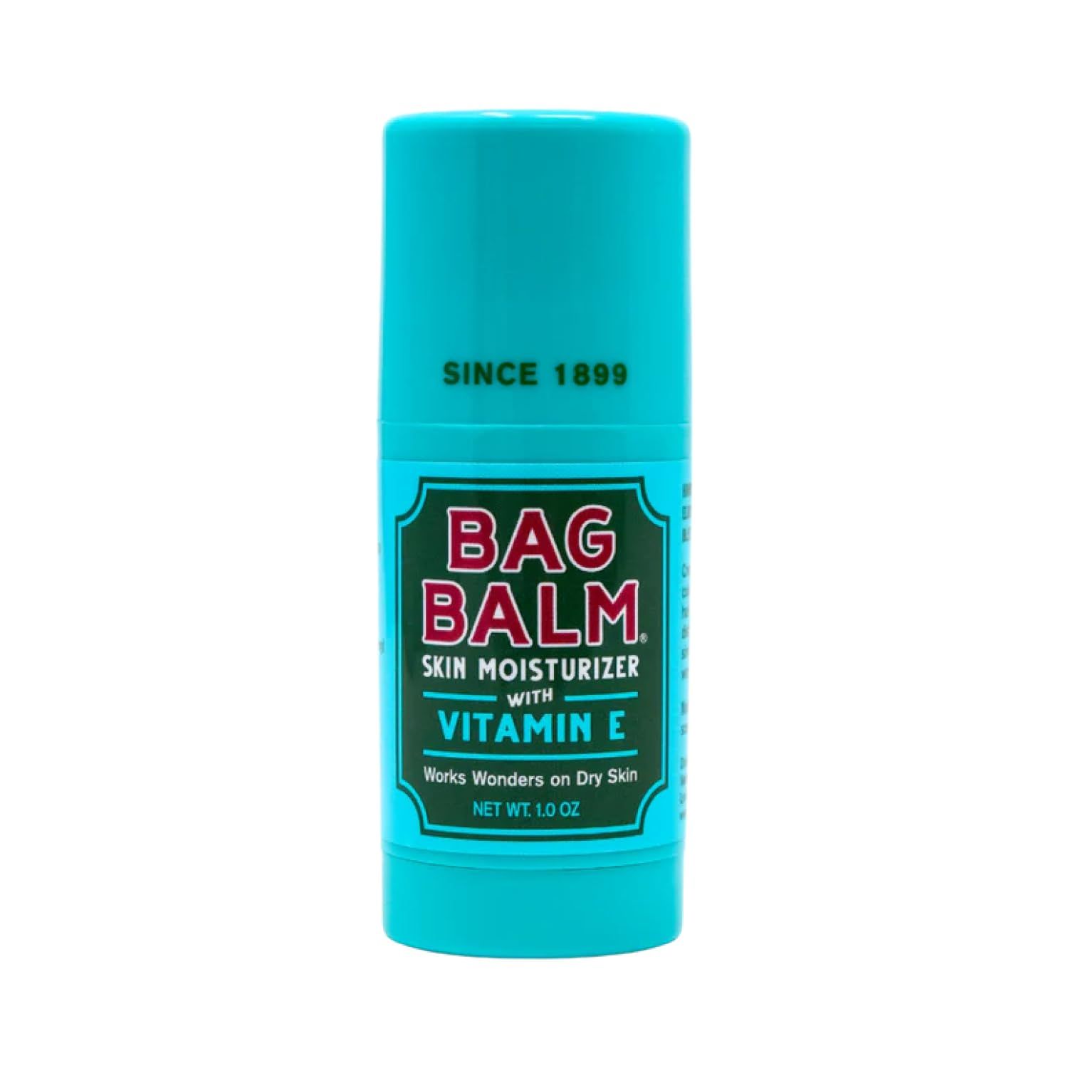 Bag Balm Original Skin Moisturizer Stick with Vitamin E - Hydrating &amp; Soothing Balm for Dry Skin, Chapped Lips &amp; Cracked Hands - Made in the USA - Paraben-Free &amp; Cruelty-Free Twist-Up Skin Care 1oz