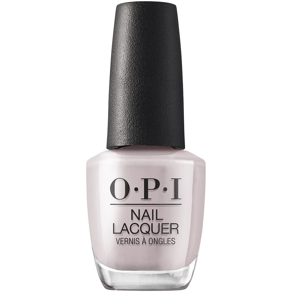 OPI Nail Lacquer Peace of Mined | Sheer Soft Gray Crme Chip Resistant Nail Polish | Vegan, Fast Drying, Streak Free
