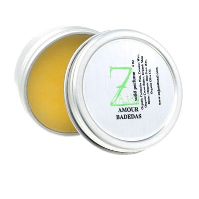 Amour Badedas Unisex Solid Body Fragrance by ZAJA Natural 30g Lavender Fir Lemon Eucalyptus Orange Zest Cedarwood Tonka Beans