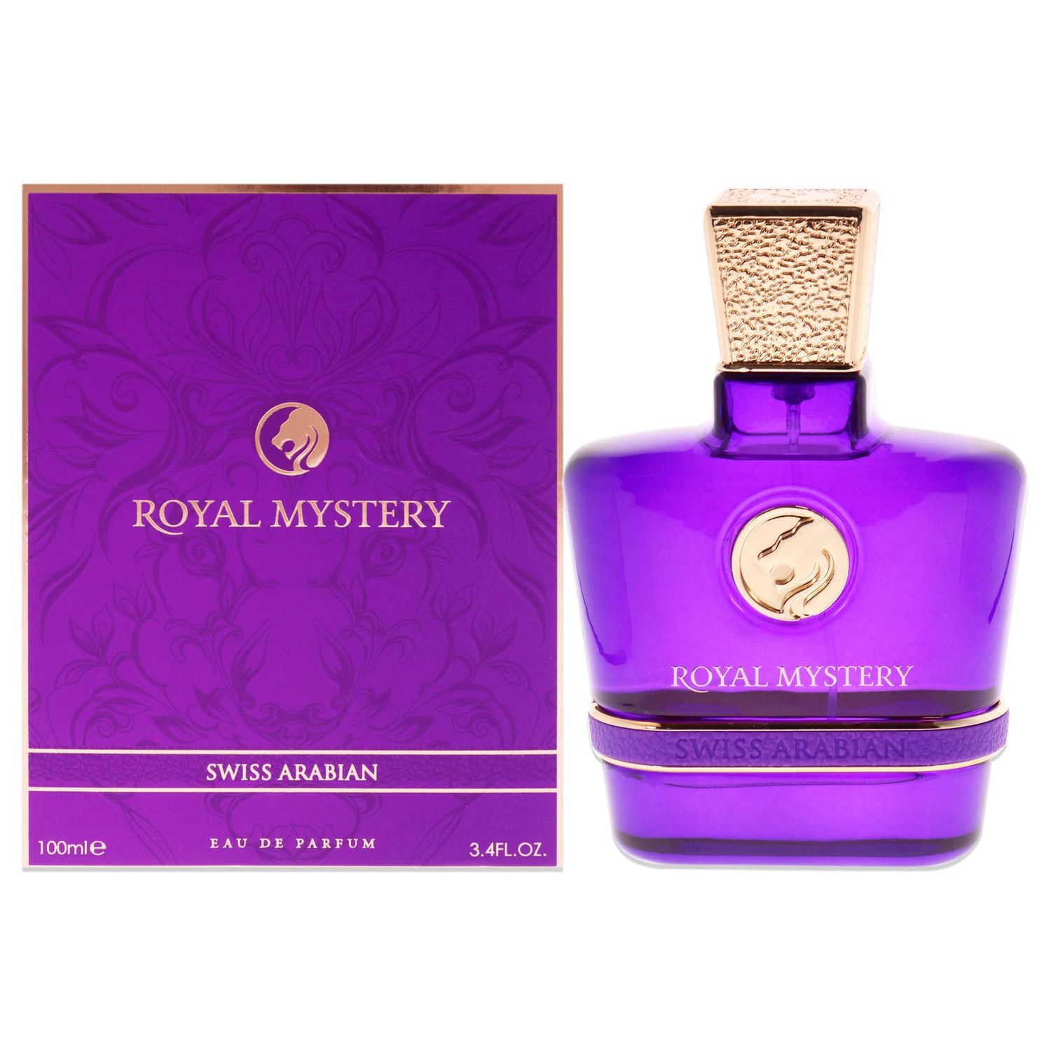 Swiss Arabian Royal Mystery - Luxury Products From Dubai - Long Lasting, Addictive Personal EDP Spray Fragrance - Seductive Signature Aroma - 3.4 Oz