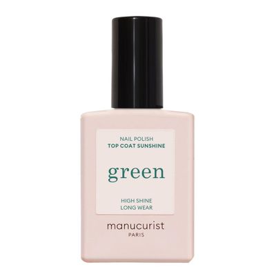 Manucurist Green Sunshine Top Coat Vegan Top Coat 12-Free Plant-Based Ingredients (69) Made in France 0.5 fl oz