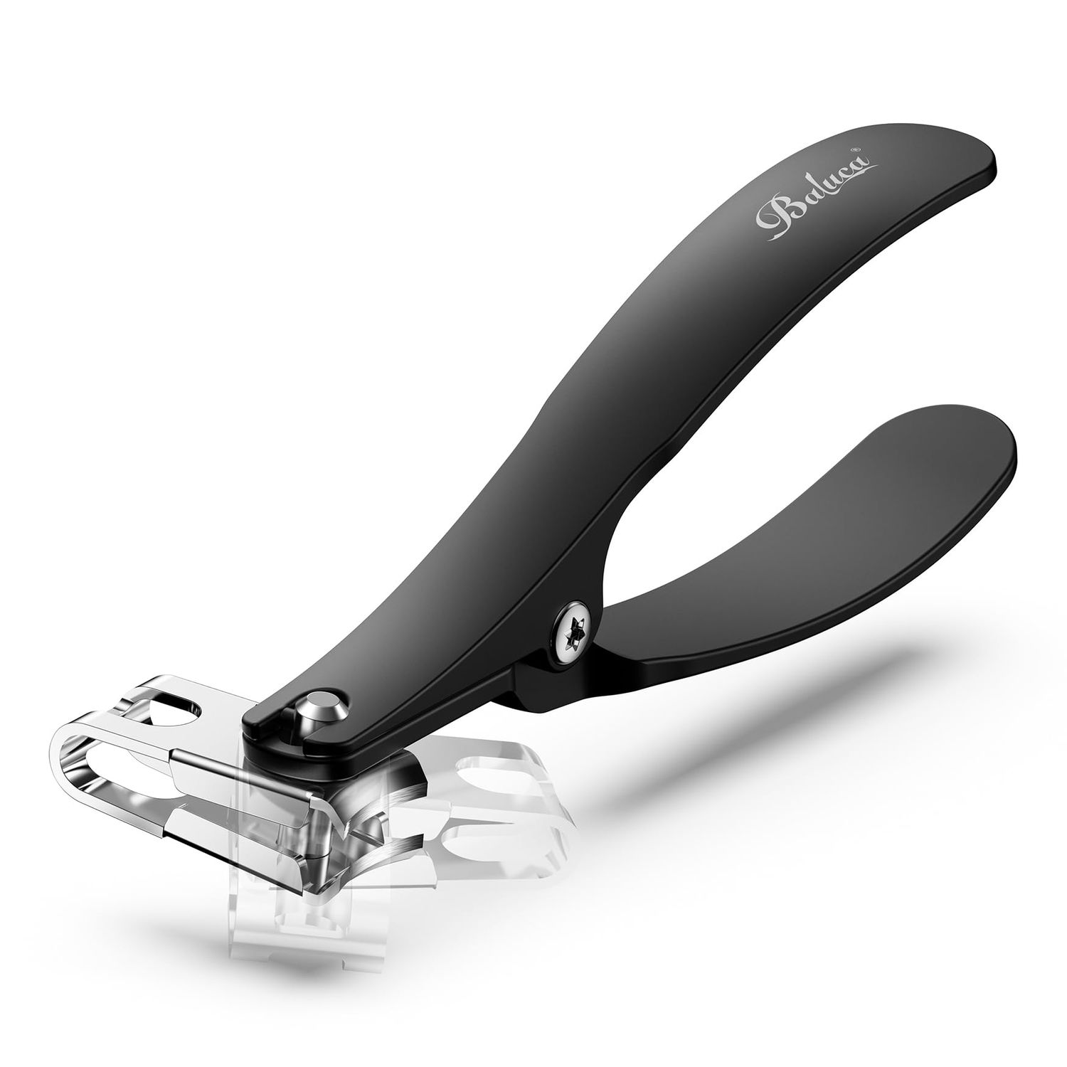 BALUCA 360 Rotating Jaw Toenail Clippers for Thick Nails for Seniors - Comfortable Grip Handle Fingernail Clippers, Upgraded Design Nail Cutters Trimmer for Men and Women