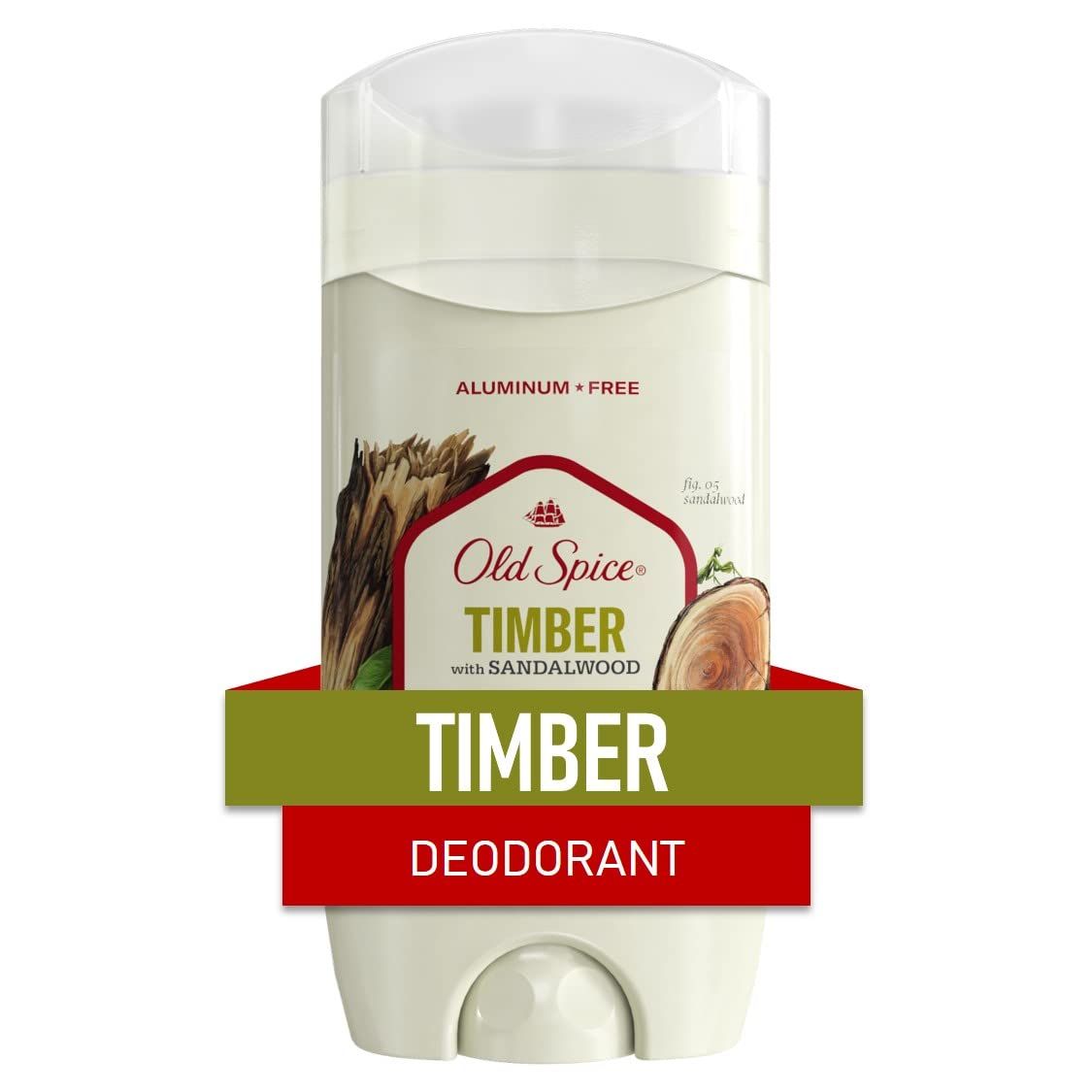 Old Spice Fresher Collection Invisible Solid Mens Deodorant, Timber, 3 Ounce