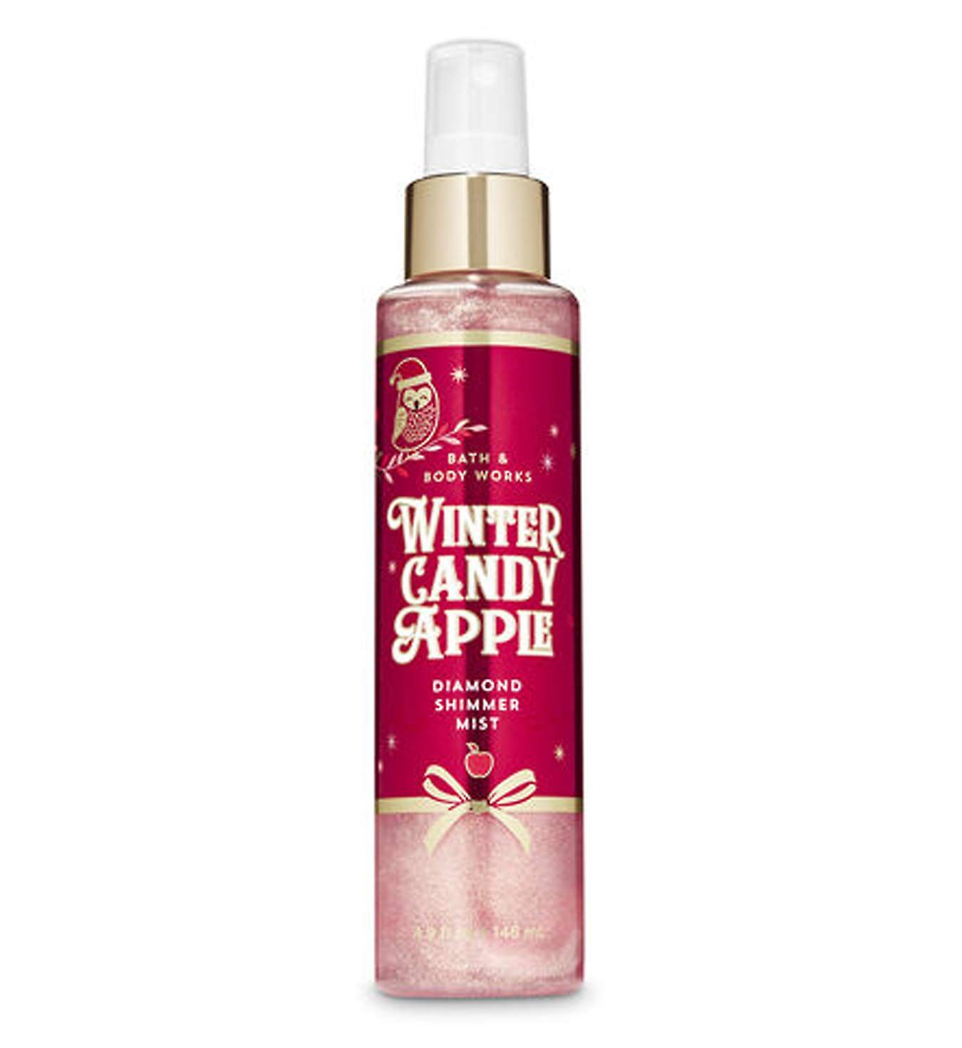 Bath &amp; Body Works Winter Candy Apple 2019 Edition Diamond Shimmer Mist 4.9 fl oz / 146 mL