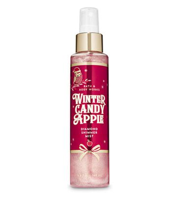 Bath &amp; Body Works Winter Candy Apple 2019 Edition Diamond Shimmer Mist 4.9 fl oz / 146 mL