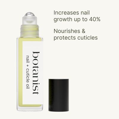 Botanist Nail Growth Serum | Nail Treatment Cuticle Oil for Longer, Stronger Nails | 99 Plant-Based Actives for Nail Growth | Non-Toxic and Vegan