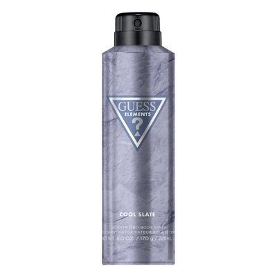 Guess Elements Cool Slate Deodorizing Body Spray For Men, 6.0 Oz.