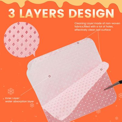Corconess 1080PCS Lint Free Nail Wipes with 2 Acetone Dispensers, Nail Polish Remover Wipes with Pump Dispenser,Lash Extensions Glue Cleaning Wipe Empty Pump Bottle Pump Wipes Nail Kit