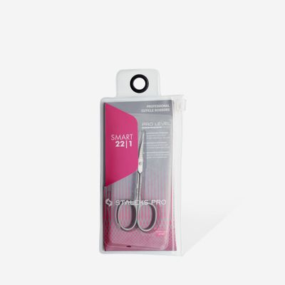 Professional Cuticle Scissors (Blade Length 21 mm) STALEKS Pro Smart SS-22/1