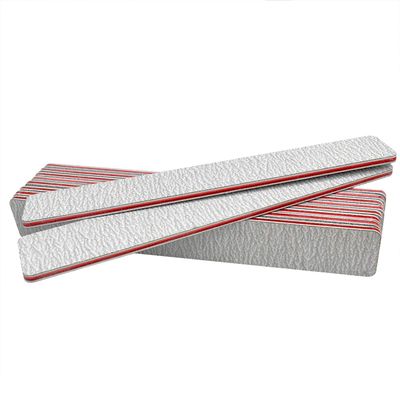 Karlash Professional Double Sided Emery Board Jumbo Zebra Nail File 80/80 10pcs