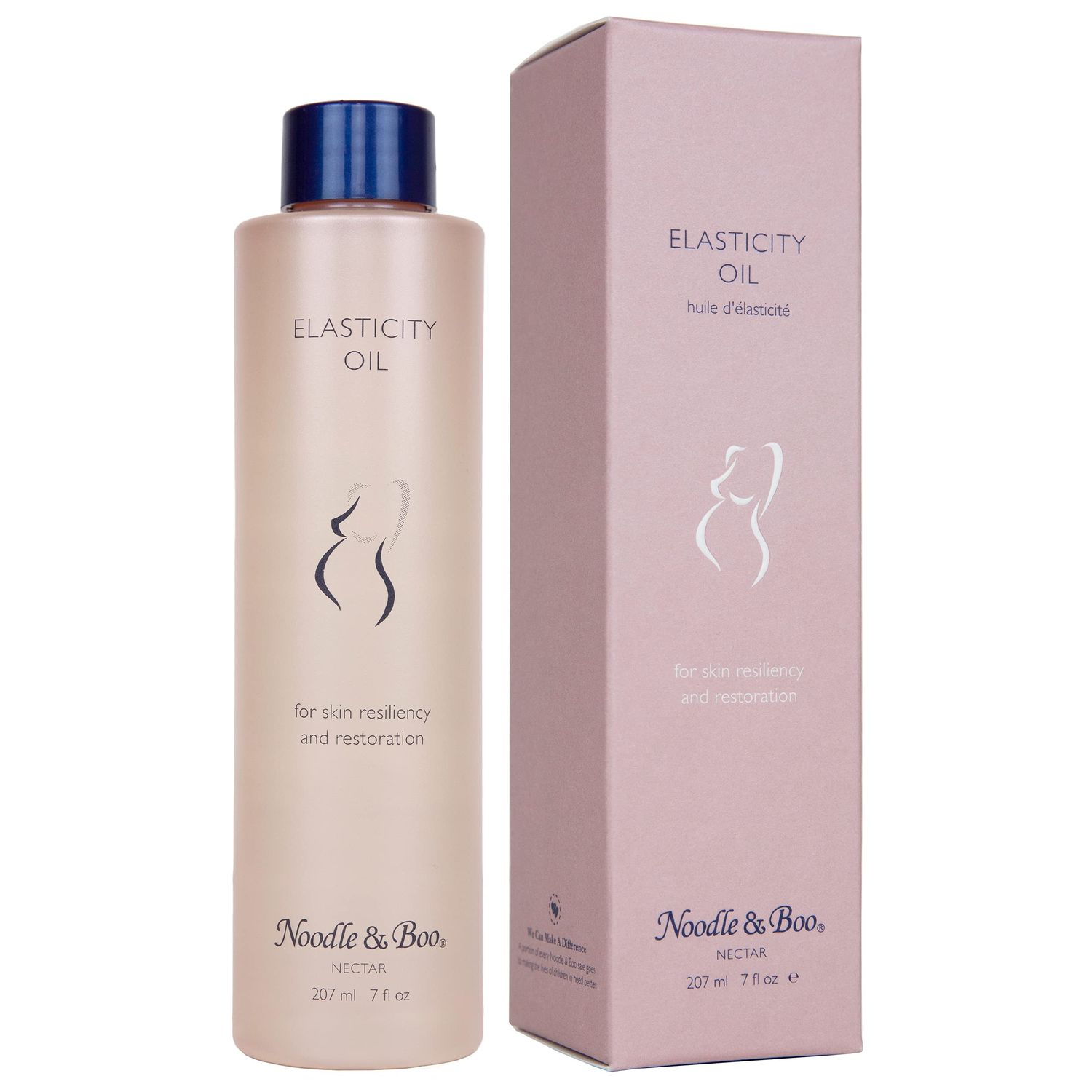 Noodle &amp; Boo Elasticity Oil, Skin Resiliency and Restorative Oil Infused With Sunflower and Jojoba Seed Oils, 7 fl. oz.