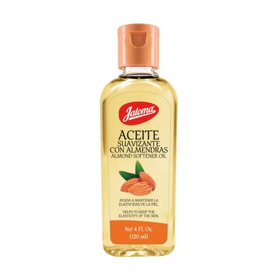 Jaloma Almond Oil, Nourishing Skin Softener for Lasting Elasticity, 4 FL Oz Bottle.