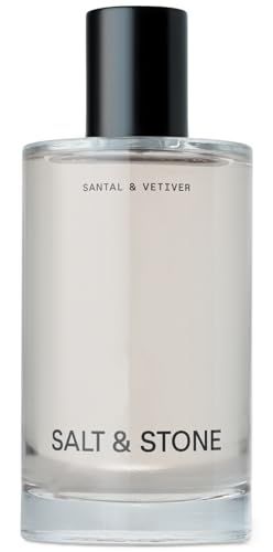 Salt &amp; Stone Body Mist, Santal &amp; Vetiver Scent, Skincare Infused Perfume Hair &amp; Body Spray for Women and Men, Hydrating Fragrance with Glycerin and Red Algae, Vegan, Cruelty Free, 3.4 fl oz