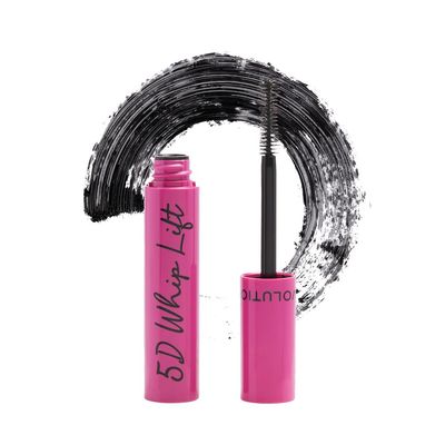 Revolution Beauty, 5D Whip Lift Mascara, Volumizing, Lengthening &amp; Lifting Formula, Long Lasting Wear &amp; Waterproof, Jet Black, 0.40 Fl. Oz.