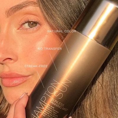Hampton Sun Sunless Tanning Mist | Face Body Self-Tanner | No-Rub Mess-Free | Streak-Free, Long-Lasting, Natural-Looking Color| No Transfer Clear Mist | Quick-Dry | Award-Winning | All Skin Types