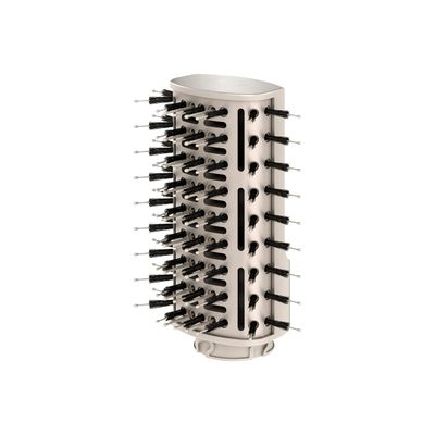 Shark XSKHD4PBA FlexStyle Paddle Brush, Attachment for FlexStyle Blow Dryers, Hair Drying &amp; Styling Tool, Hot Air Brush Straightening for Straight, Wavy, Curly, and Coily Hair, Stone