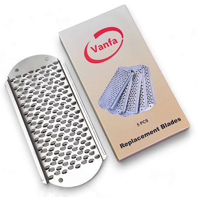 Vanfa Replacement Blades 79018 for Pedicure Foot File Scrubber Callus Remover (Pack of 5)