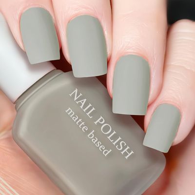 ASMAYSA Matte Gel Nail Polish, Neutral Nail Colors for Women &amp; Girls, Quick Dry White Nude Gel Polish, No UV/LED Lamp Needed, 12 ML