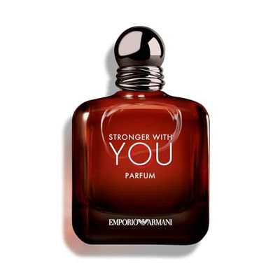 Armani Beauty - Stronger With You - Parfum - Cologne for Men - Woody &amp; Ambery Fragrance - Rum, Bergamot, Lavendar, Cedarwood, and Vanilla Notes - 3.4 Fl Oz