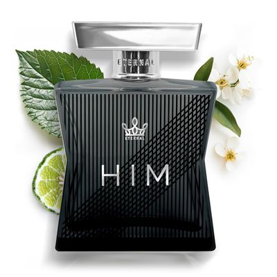 Eternal Fragrance Eternal Him EDP Inspired by Y.SLs Myslf, 3.4 oz (100ml) Long-lasting, Vegan, Clean Ingredients, Cologne Spray, 2000 sprays per bottle