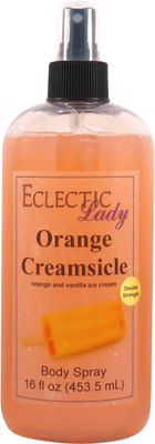 Eclectic Lady Orange Creamsicle Body Spray, Double Strength, 16 ounces, Body Mist for Women with Clean, Light &amp; Gentle Fragrance, Cologne with Soft, Subtle Aroma For Daily Use