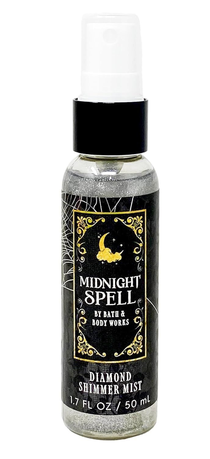Bath and Body Works Diamond Shimmer Travel Size Fine Fragrance Mist For Women 3 oz. (Midnight Spell)