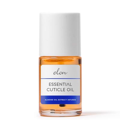 Elon Cuticle Oil for Nails w/Almond Oil Extract - Jojoba &amp; Vitamin E - Softening &amp; Hydrating Cuticles &amp; Nails - Dermatologist Recommended - Bottle Size 0.5 oz