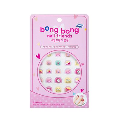 Premium Nail Wraps for Kids 3-6 Yo | 30 Non-Toxic Nail Polish Stickers That Let Nails Breathe | Patented Micro Holes for Safe, Healthy Nails | Long Lasting Nail Stickers for Girls (Happy Unicorn)