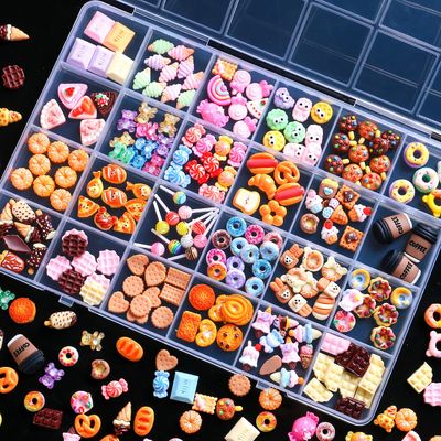 3D Mix Assorted Color Nail Charms Acrylic Multi Cute Nail Art Charms Hollow Candy Jewelry Nail Supplies for Nail Art Design DIY Crafts Accessories (-20)