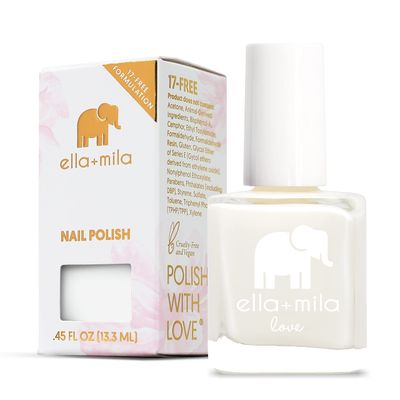 ellamila Professional Nail Polish - Quick Dry Nail Polish - Long-Lasting &amp; Chip Resistant Formula (Love Collection - Pure Love - 0.45 fl oz)