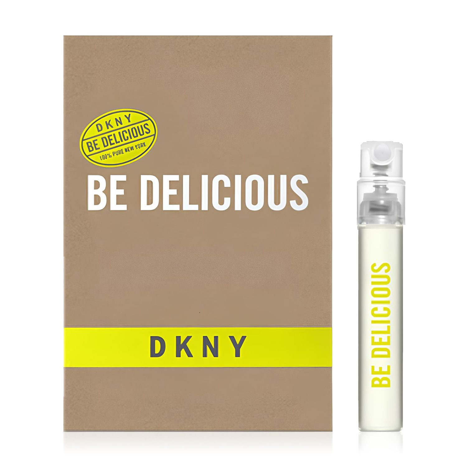 DKNY Be Delicious Eau de Parfum Trial Perfume Spray For Women, Vial Sample Size, 0.05 Fl. Oz. / 1.5 mL, Includes Discount on Full Size Purchase